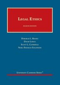 Enlarge image Cover: Legal Ethics - West Academic Press