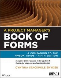Enlarge image Cover: A Project Manager's Book of Forms - Wiley