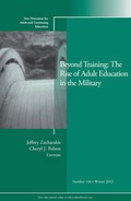 Cover: Beyond Training: The Rise of Adult Education in the Military - Jossey-Bass