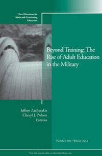 Enlarge image Cover: Beyond Training: The Rise of Adult Education in the Military - Jossey-Bass