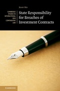 Cover: State Responsibility for Breaches of Investment Contracts - Cambridge University Press