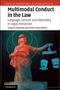 Cover: Multimodal Conduct in the Law - Cambridge University Press