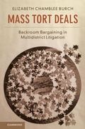 Cover: Mass Tort Deals - Cambridge University Press