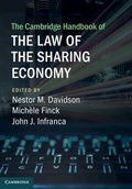 Cover: Cambridge Handbook of the Law of the Sharing Economy - Cambridge University Press