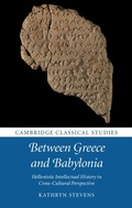 Cover: Between Greece and Babylonia - Cambridge University Press