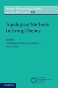 Cover: Topological Methods in Group Theory - Cambridge University Press