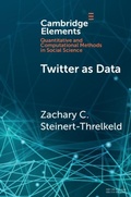 Cover: Twitter as Data - Cambridge University Press