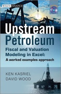 Cover: Upstream Petroleum Fiscal and Valuation Modeling in Excel - Wiley