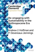 Cover: Re-engaging with Sustainability in the Anthropocene Era - Cambridge University Press