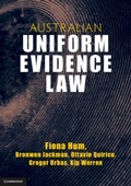 Cover: Australian Uniform Evidence Law - Cambridge University Press