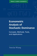 Cover: Econometric Analysis of Stochastic Dominance - Cambridge University Press
