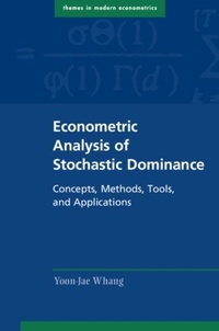 Abbildung von: Econometric Analysis of Stochastic Dominance - Cambridge University Press