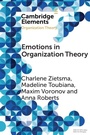 Cover: Emotions in Organization Theory - Cambridge University Press