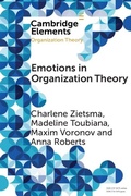Cover: Emotions in Organization Theory - Cambridge University Press