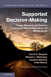 Enlarge image Cover: Supported Decision-Making - Cambridge University Press
