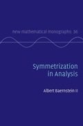 Cover: Symmetrization in Analysis - Cambridge University Press