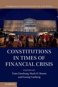 Cover: Constitutions in Times of Financial Crisis - Cambridge University Press