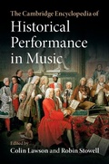 Cover: Cambridge Encyclopedia of Historical Performance in Music - Cambridge University Press