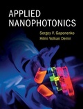 Cover: Applied Nanophotonics - Cambridge University Press