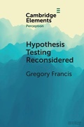 Cover: Hypothesis Testing Reconsidered - Cambridge University Press