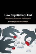 Cover: How Negotiations End - Cambridge University Press