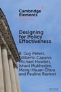 Cover: Designing for Policy Effectiveness - Cambridge University Press