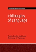 Cover: Philosophy of Language - Cambridge University Press