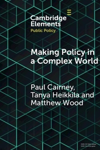 Enlarge image Cover: Making Policy in a Complex World - Cambridge University Press
