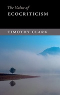 Cover: Value of Ecocriticism - Cambridge University Press