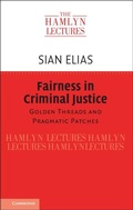 Cover: Fairness in Criminal Justice - Cambridge University Press