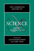 Cover: Cambridge History of Science: Volume 1, Ancient Science - Cambridge University Press