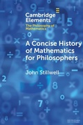 Cover: Concise History of Mathematics for Philosophers - Cambridge University Press
