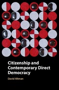 Cover: Citizenship and Contemporary Direct Democracy - Cambridge University Press