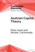 Cover: Austrian Capital Theory - Cambridge University Press