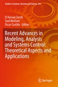 Cover: Recent Advances in Modeling, Analysis and Systems Control: Theoretical Aspects and Applications - Springer