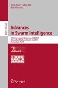 Cover: Advances in Swarm Intelligence - Springer