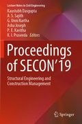 Cover: Proceedings of SECON'19 - Springer