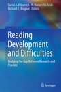 Cover: Reading Development and Difficulties - Springer