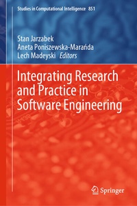 Enlarge image Cover: Integrating Research and Practice in Software Engineering - Springer