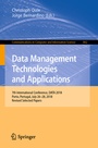 Cover: Data Management Technologies and Applications - Springer