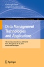 Cover: Data Management Technologies and Applications - Springer