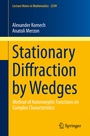 Cover: Stationary Diffraction by Wedges - Springer