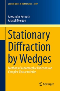 Enlarge image Cover: Stationary Diffraction by Wedges - Springer