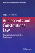 Cover: Adolescents and Constitutional Law - Springer