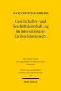 Bild: Gesellschafter- und Geschaeftsleiterhaftung im internationalen Zivilverfahrensrecht - Mohr Siebeck