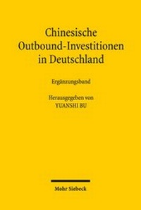 Abbildung von: Chinesische Outbound-Investitionen in Deutschland - Mohr Siebeck