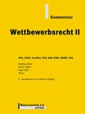 Cover: Wettbewerbsrecht II Kommentar - Orell F&uuml;ssli Verlag