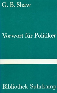 Abbildung von: Vorwort für Politiker. Über Demokratie - Suhrkamp