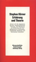 Cover: Erfahrung und Theorie - Suhrkamp