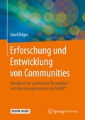 Cover: Erforschung und Entwicklung von Communities - Springer Vieweg